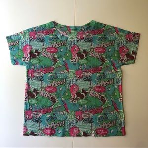 💜T-shirt w/ Different Print Designs